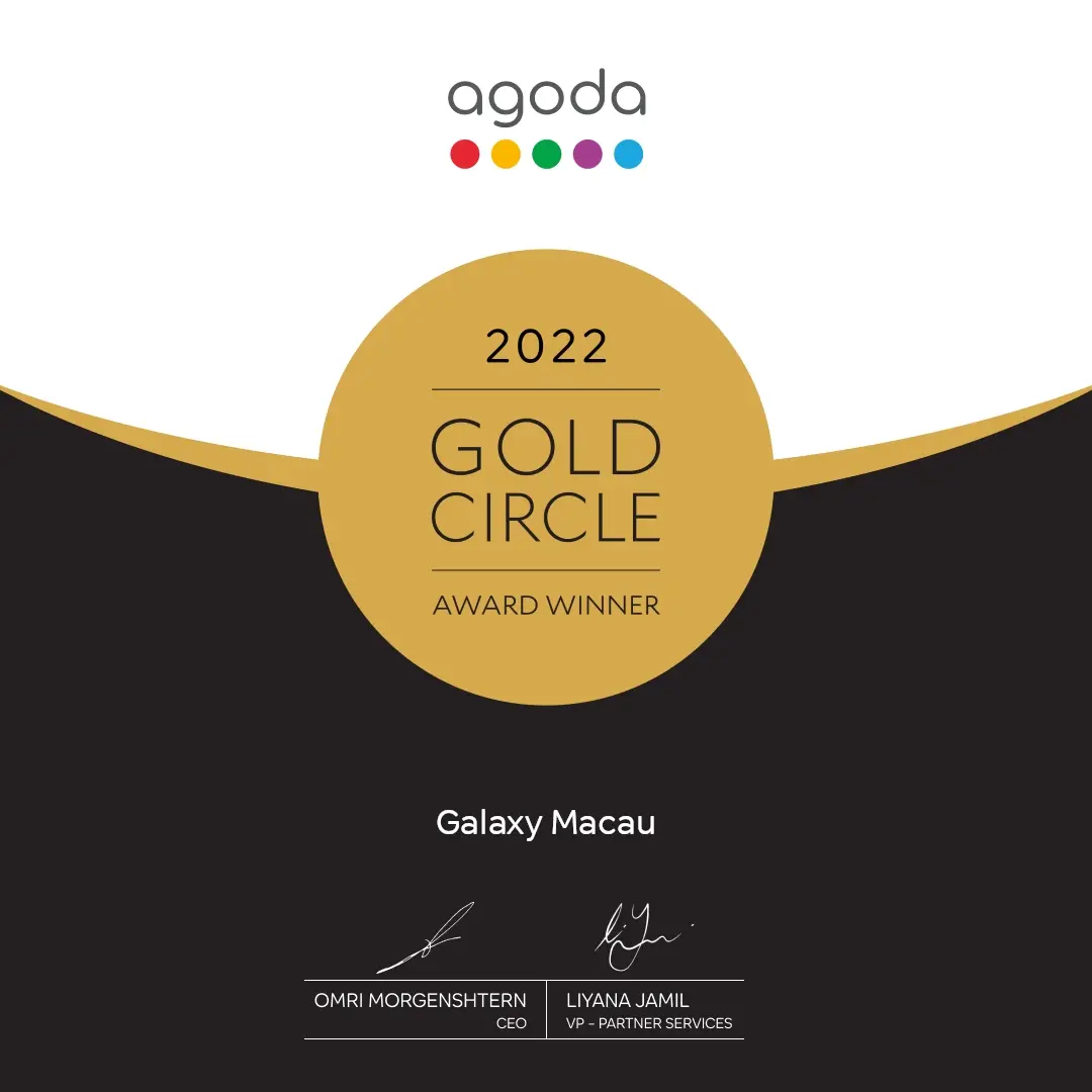 Agoda 2022 Gold Circle Award